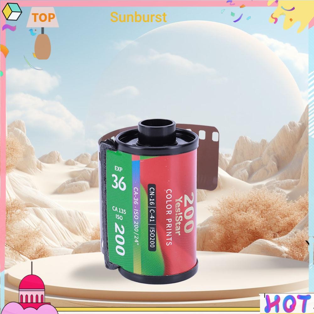Iso 200 Color Film 135 Universal Type 35MM ฟิล์มลบสี 36 จุด [Sunburst11 ...