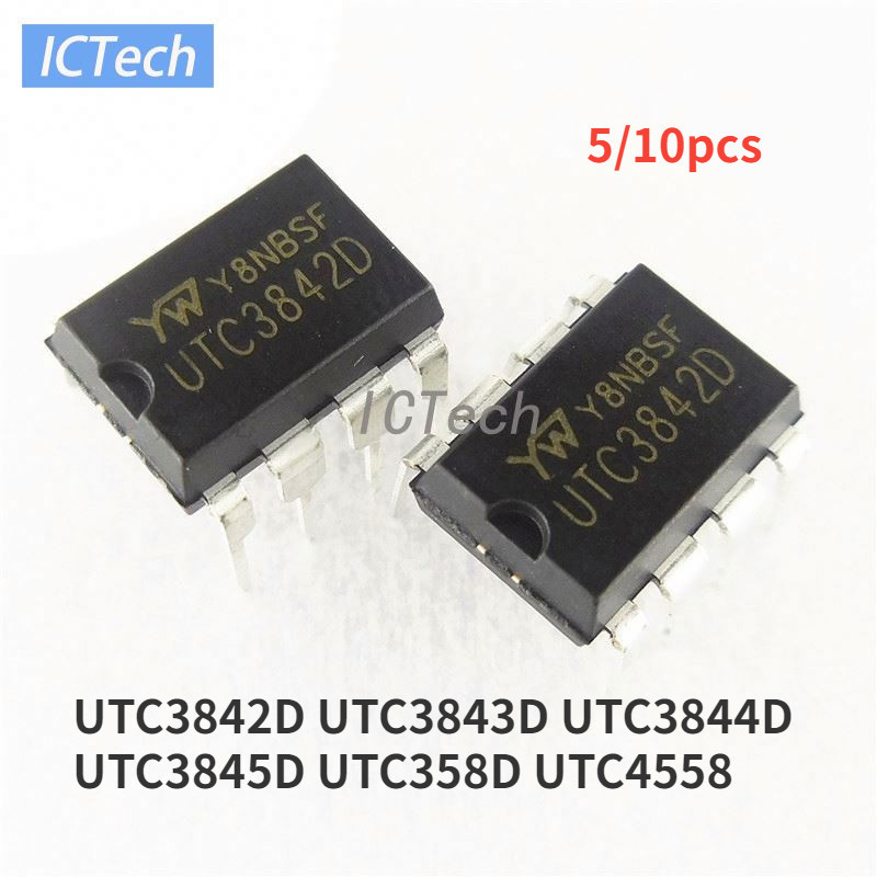 ไอซี UTC3842D UTC3843D UTC3844D UTC3845D UTC358D UTC4558 DIP-8 Poer ของ ...