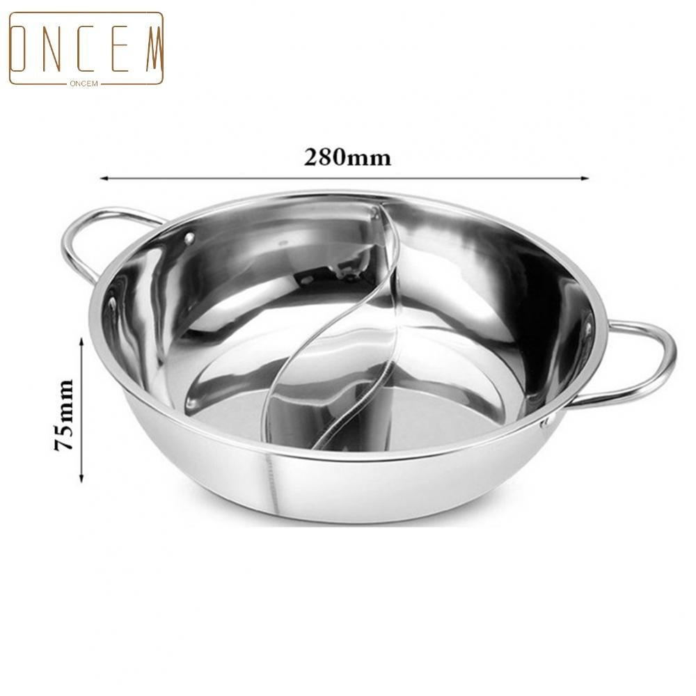 【Final Clear Out】Hot Pot Stainless Steel Compatible Pot Cooker Cooking ...