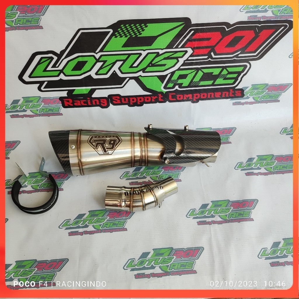 Exhaust racing r9 h2 ss slip on Exhaust cbr 250 rr kawasaki z250 ninja ...