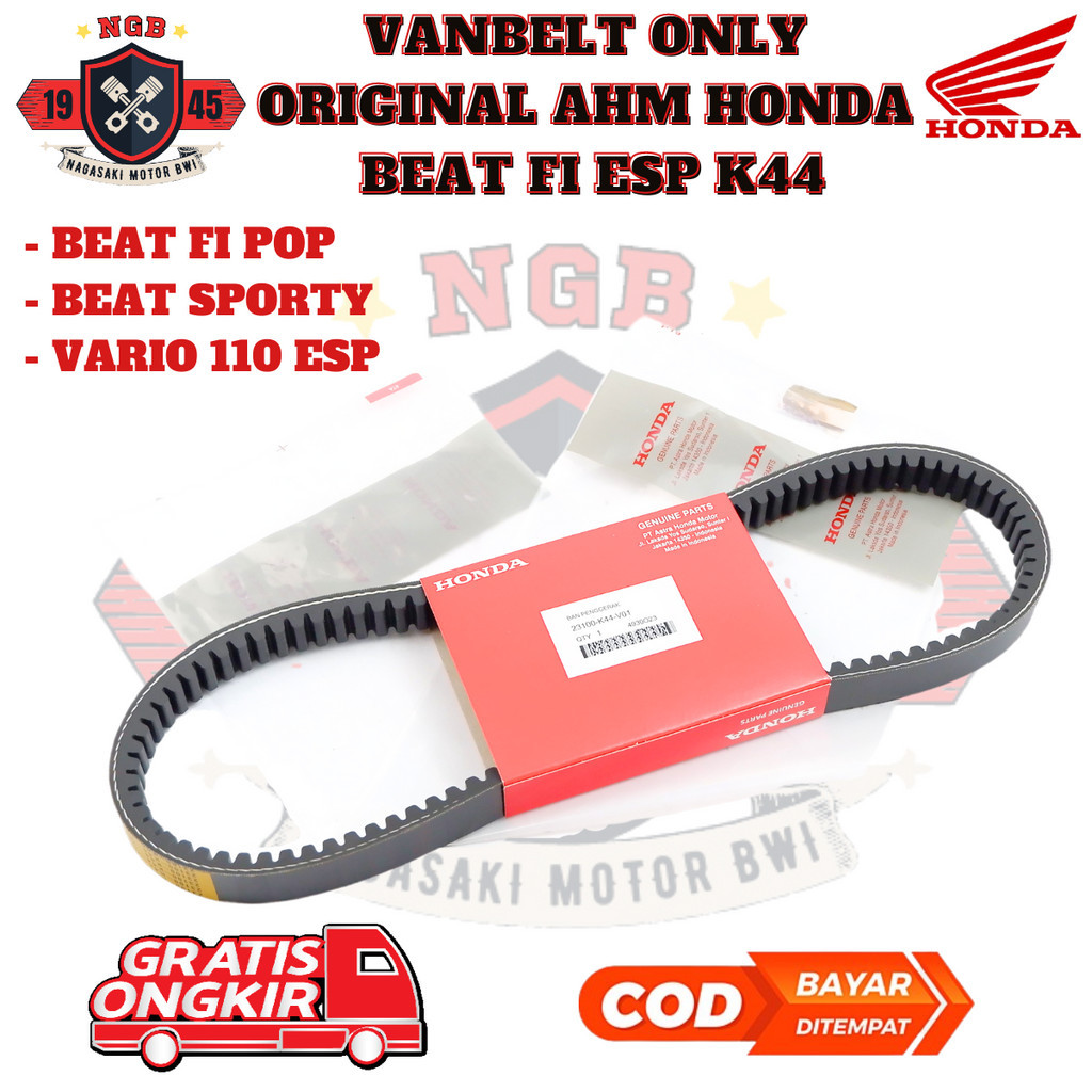 ใหม่!!! K44 Original AHM Honda Beat PoP/VBelt ORI มอเตอร์ Beat Sporty