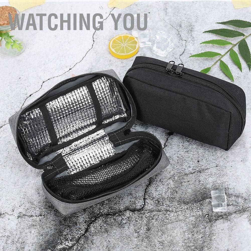 Watching You แบบพกพาอินซูลิน Cooler Protector กระเป๋า Organizer ฉนวนกัน ...