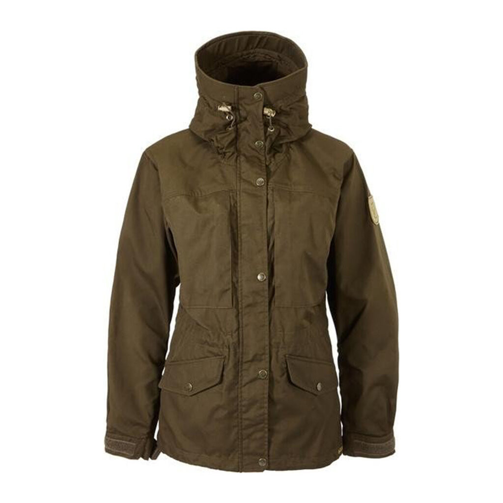 Fjallraven Sarek Trekking Jacket Women Dark Olive Shopee Thailand