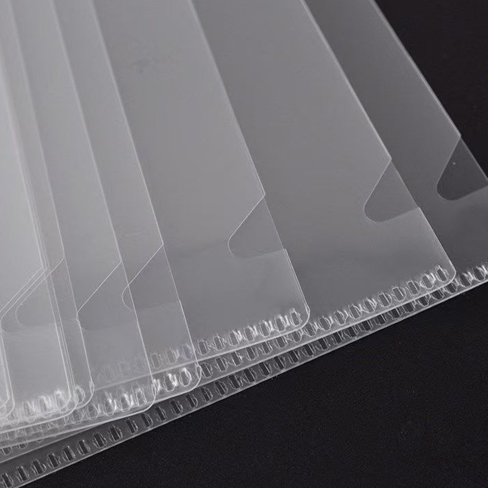 30 ชิ้น A4 Cut Flush Folders Open Top & Side Clear Plastic Cut Flush ...