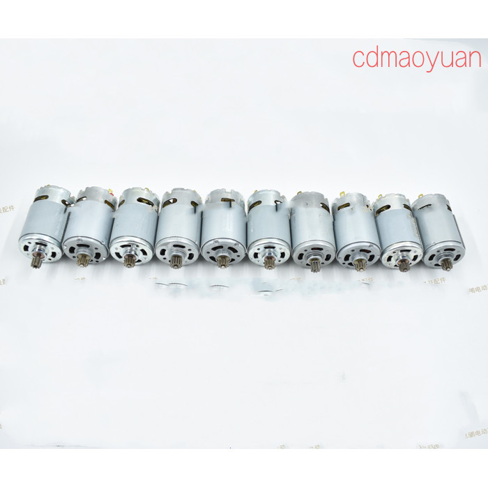 มอเตอร์สว่านไฟฟ้าลิเธียม RS-550S-24V MOTOR 12V 16.8V 21V13 ซี่ 11 ซี่ ...