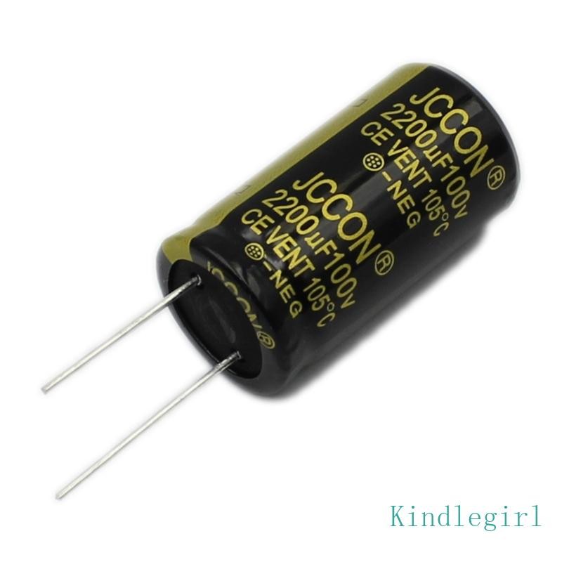 Hsv Electrolytic Capacitors 2200UF 100V อลูมิเนียม Radial Electrolytic ...