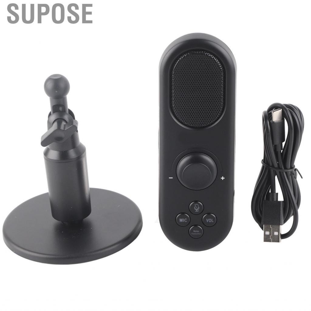 Supose USB Microphone Noise Reduction Plug and Play PC Condenser Mic ...