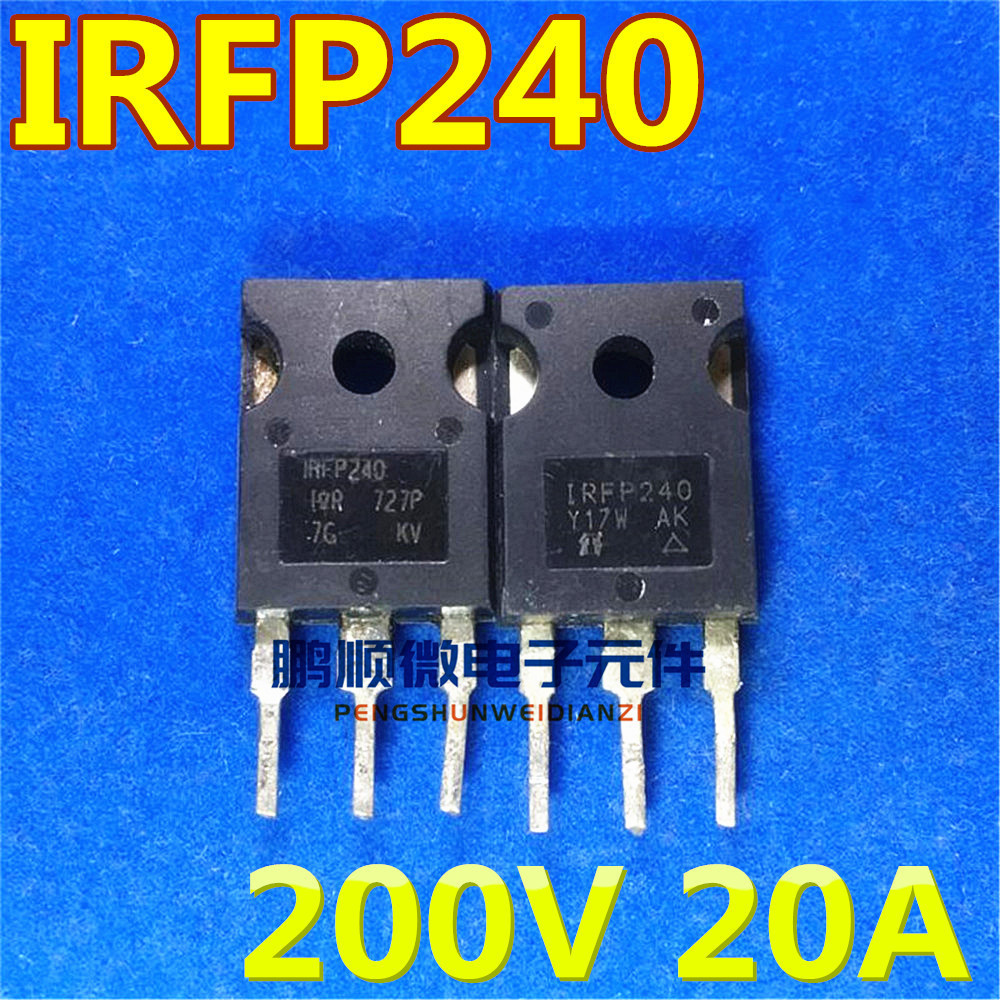 5 Pièces MOSFET IRFP9240PBF TO-247 P-CH 200V 12A - Composant électronique De Puissance Pour Réparations Et Projets - 9