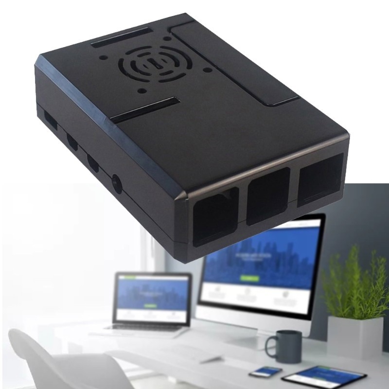 Bt Box สําหรับ RPI รุ่น 4 พร้อม GPIO Access ฝาครอบแบบถอดได้ พัดลมระบาย ...