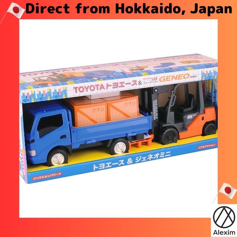 Chariot élévateur Miniature Toyota à Friction (Toyco GENEO) - Jouet Du Japon, Neuf