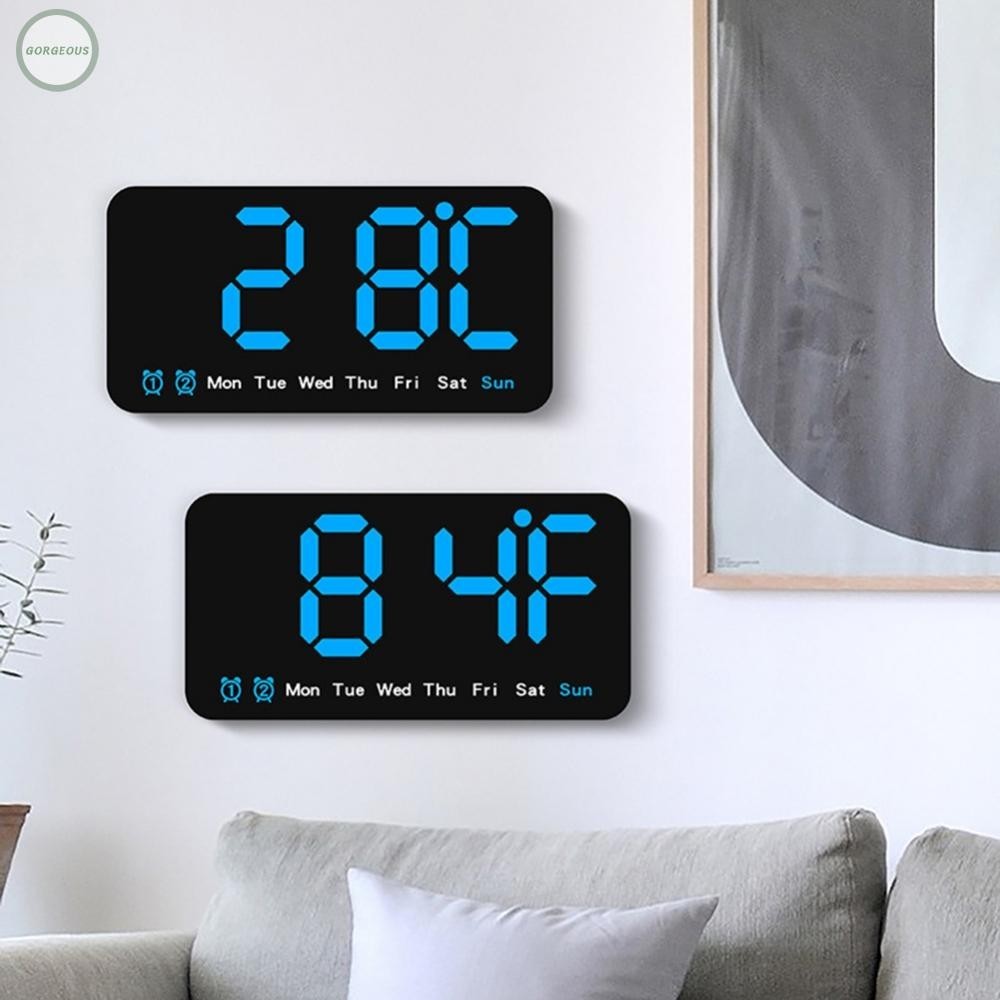 GORGEOUS~Electronic Clock Alarm Clock Brightness Adjustment Digital ...