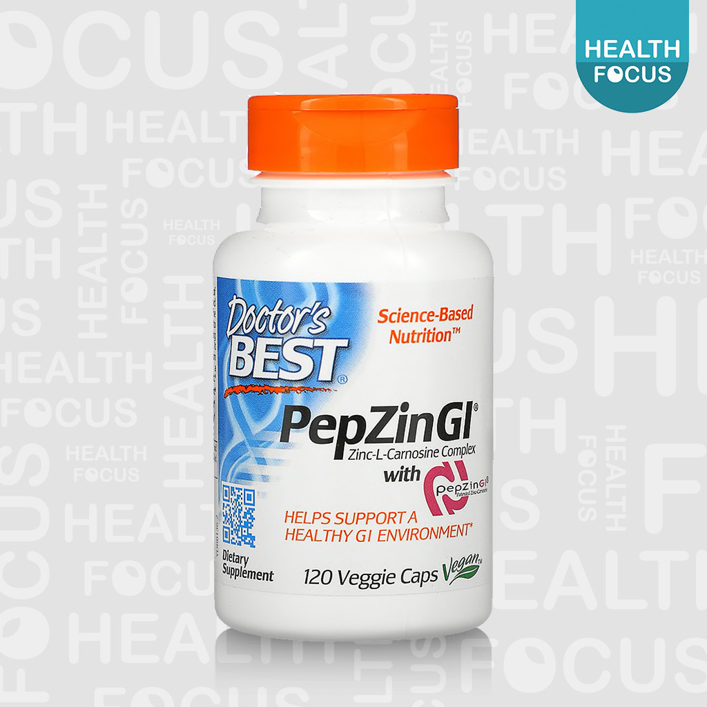 [พร้อมส่ง] Doctor's Best PepZin GI ZincLCarnosine Complex ซิงค์ แอล