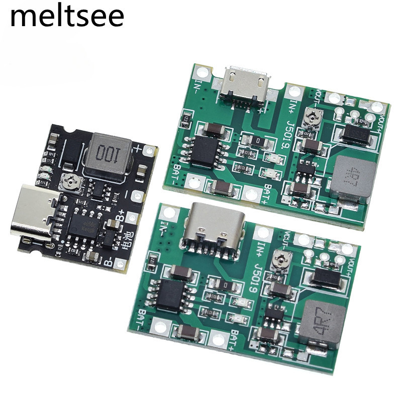 ใหม่ บอร์ดชาร์จแบตเตอรี่ลิเธียม Li-ion 18650 3.7V 4.2V DC-DC TP4056 DIY สําหรับ arduino