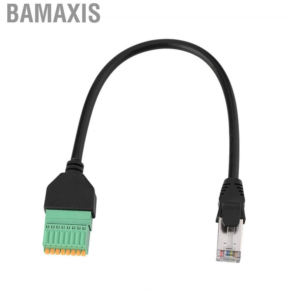 Bamaxis RJ45 ชายถึง 8 พินสปริงเชื่อมต่อสายเคเบิลอะแดปเตอร์เทอร์มินัล ...