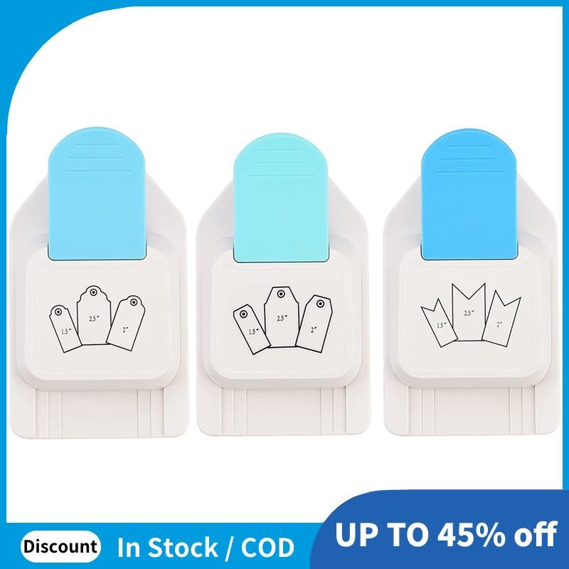 Tag Punch Gift Tag Puncher 3 in 1 Paper Craft Tag Punch Shape Lever ...