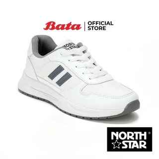 โปรโมชั่น Flash Sale : Bata บาจา by North Star รองเท้าผ้าใบสนีคเกอร์ แบบผูกเชือก ดีไซน์เท่ห์ สวมใส่งาย สำหรับผู้หญิง สีดำ 5206084 สีขาว 5201084