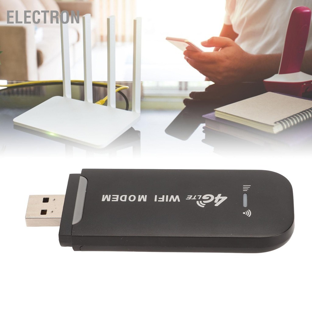 Electron 4G LTE USB WiFi Router 150Mbps รองรับ 10 ผู้ใช้โมเด็ม แบบพกพา ...