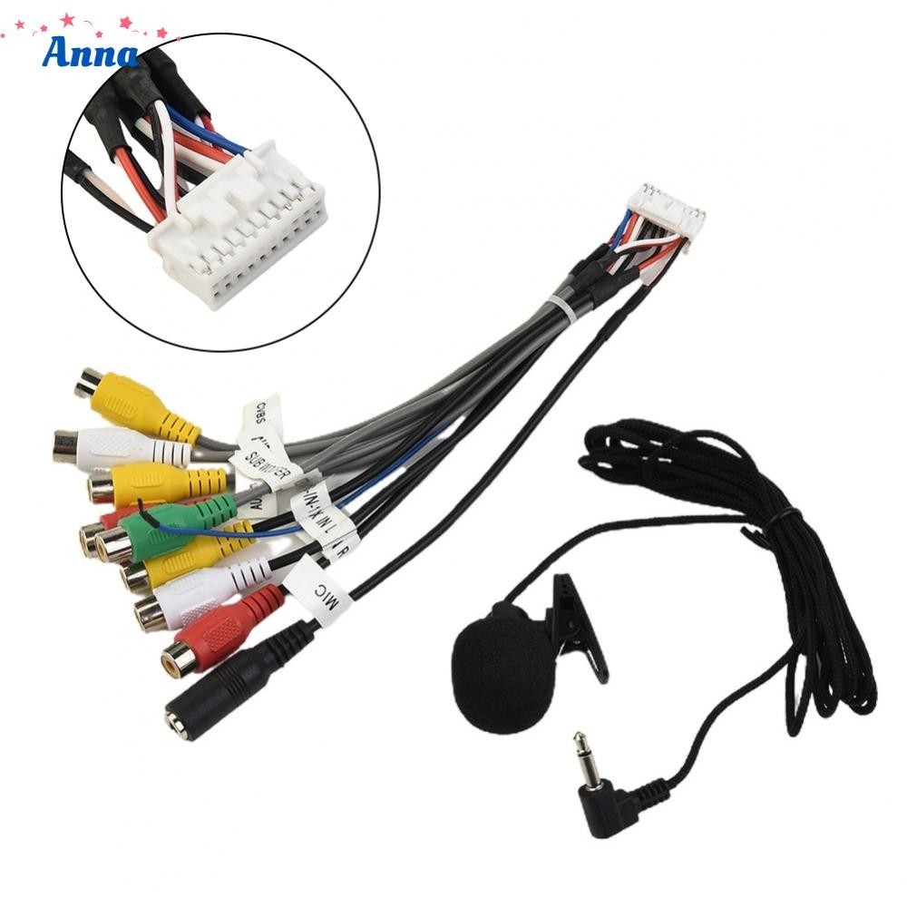 【Anna】RCA Cable Replacement Stereo Radio 20 Pin Plug 20-pin Accessories ...
