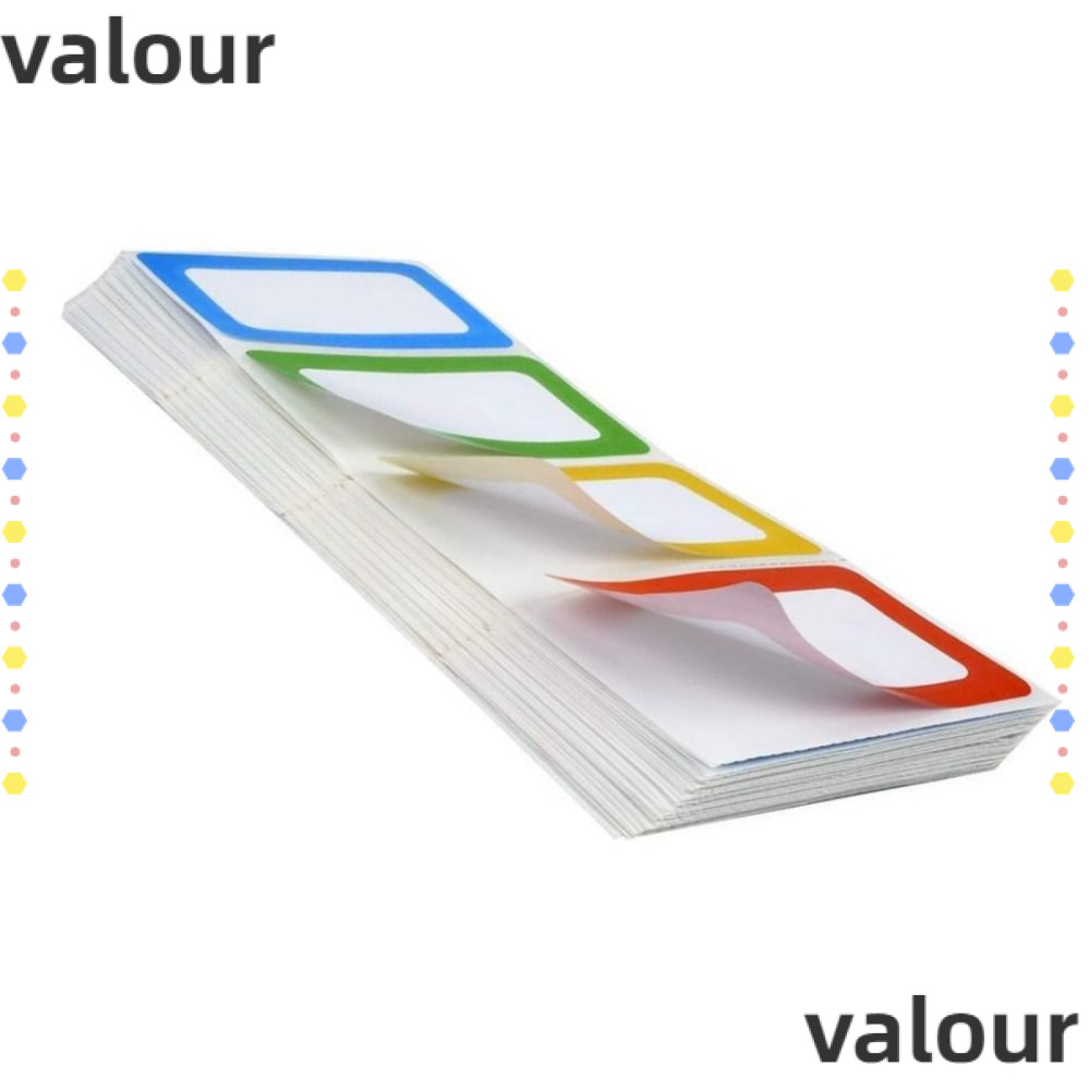 Valour สติกเกอร์แท็กชื่อ 4 สี 200 ชิ้น | Shopee Thailand