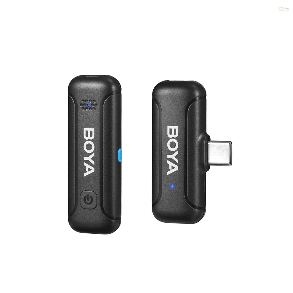 BOYA BY-WM3T2 Wireless Microphone System - 2.4G Lapel Mic For Smartphones & Tablets