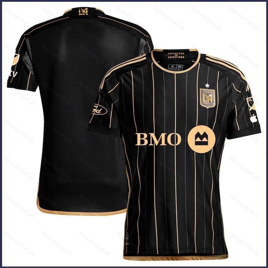 เสื้อกีฬาแขนสั้น ลายทีมชาติฟุตบอล LAFC Jersey 20242025 พลัสไซซ์