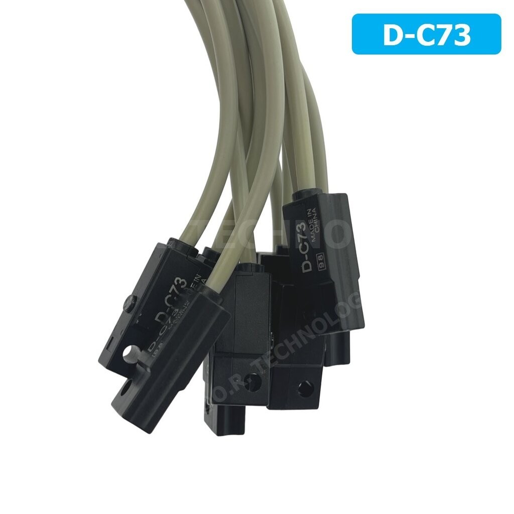 HUGONGELE D-C73 เซนเซอร์กระบอกลม หรีดสวิตช์ Magnetic Sensor Reed Switch ...