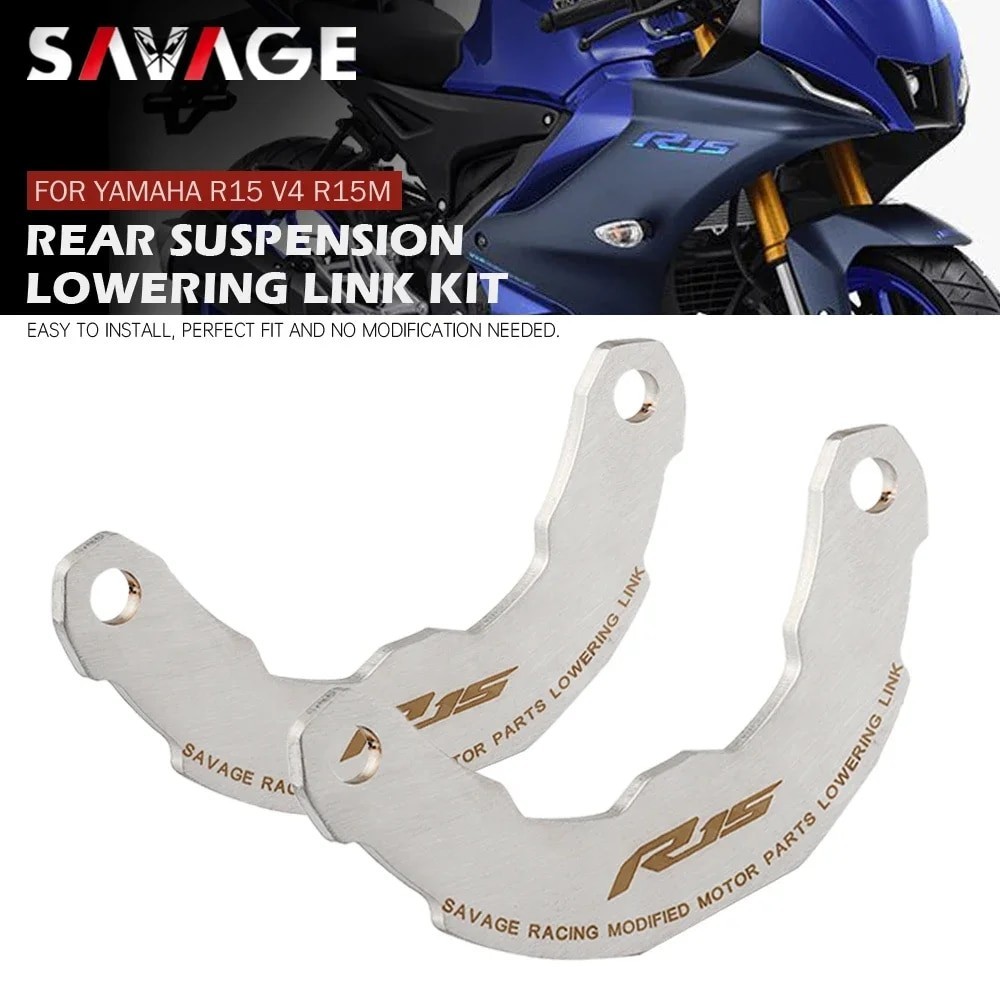 SAV Lowering Links Kit For YAMAHA YZF R15 V4 R15M 2022 2023 YZFR15 ...