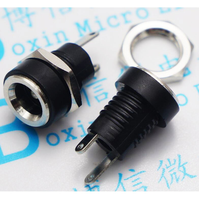 Dc-022b ซ็อกเก็ต DC 2 Pin พร้อมน็อต 5.5X2.1 มม. 5.5 * 2.1 มม. 5.5 * 2.1 ...