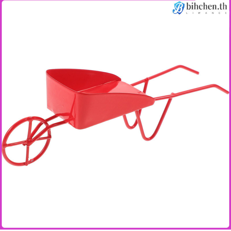 โลหะ Mini Barrow Micro Landscape Props Tiny Wheelbarrows bihchen ...