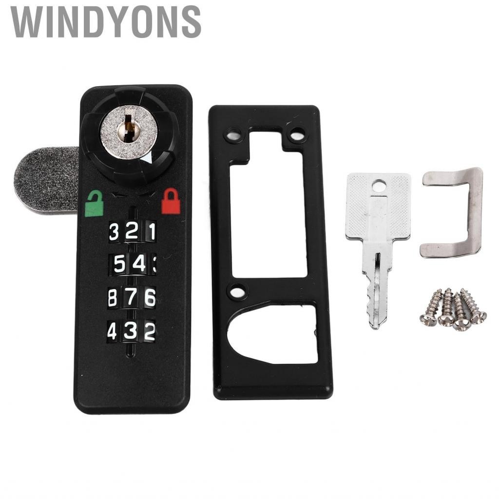 Windyons Drawer Combination Lock Flexible Adjustable Key Opening File ...