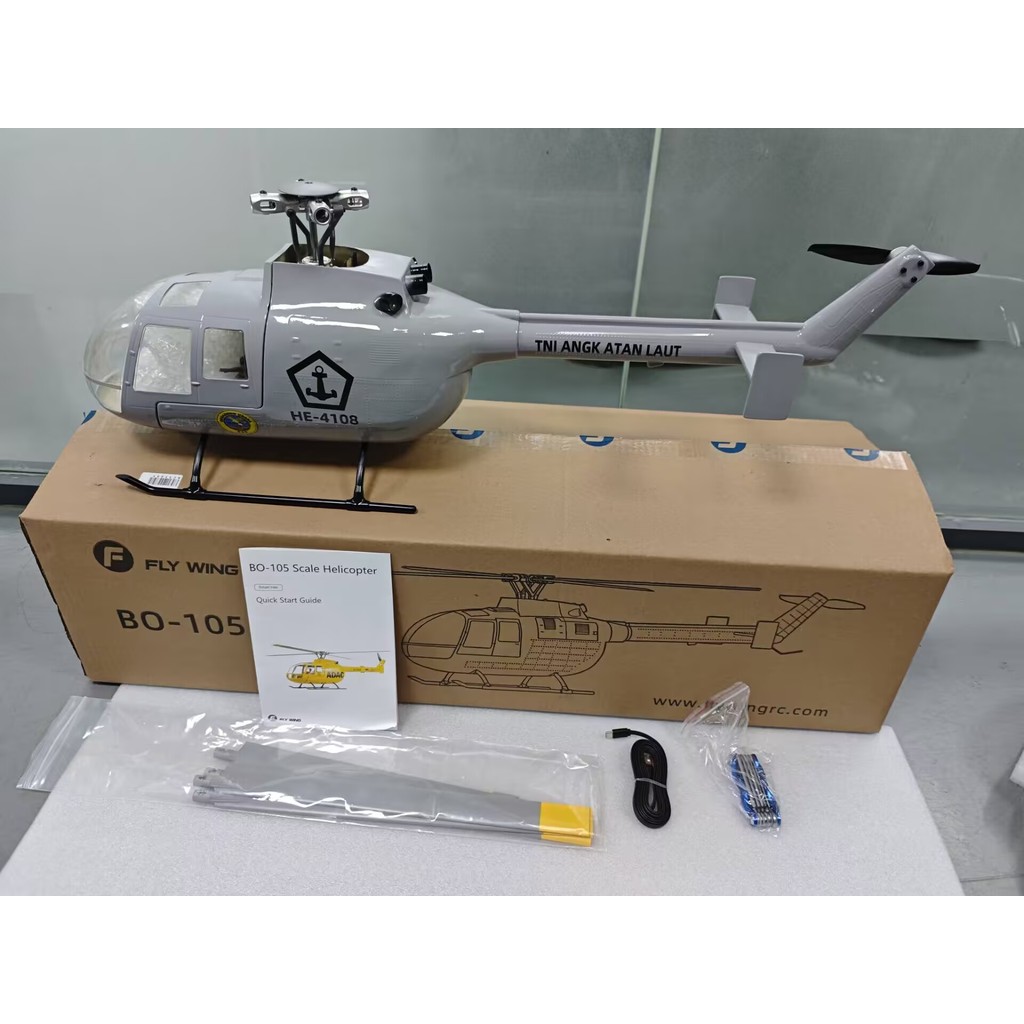 Fly WING BO-105 เฮลิคอปเตอร์ GPS จําลอง RC รุ่น H1 Self-Stabilizing RTF ...