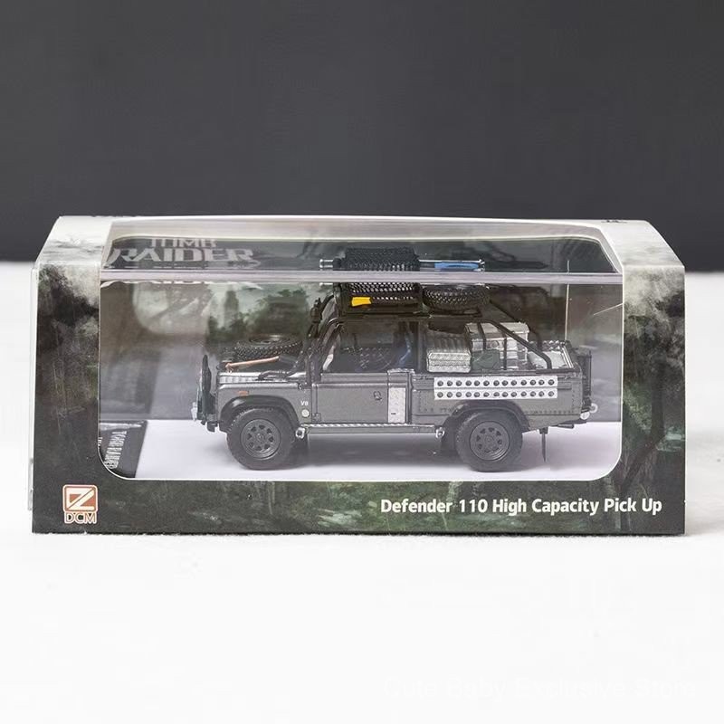 โมเดลรถโลหะสำเร็จรูป DCM 1:64 Land Rover Guardian Tomb Raider เวอร์ชัน ...