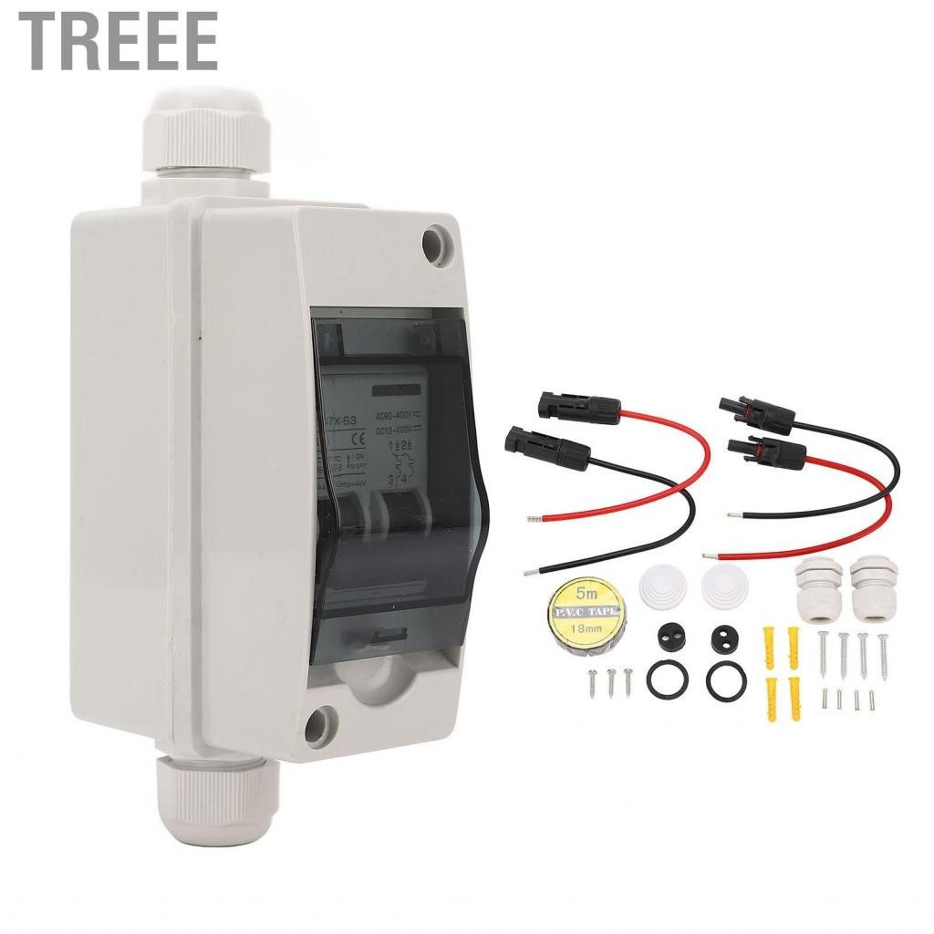 Treee PV Disconnect Switch 63A DC12-400V AC90-400V DC Circuit Breaker ...
