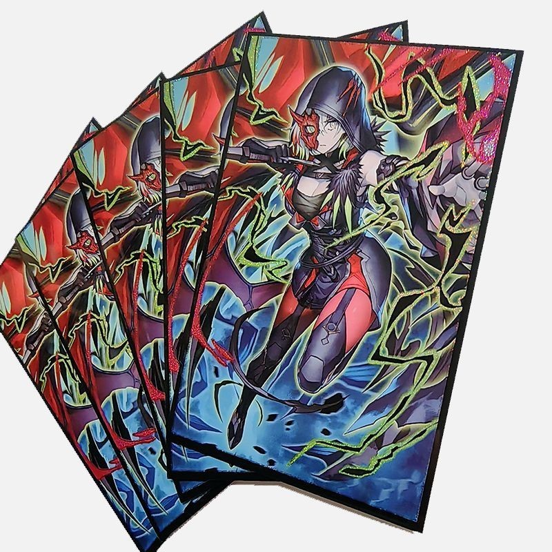 50 Purple Yu-Gi-Oh! Millennium Puzzle Card Sleeves (63x90mm) - Small Size,  Premium Yugioh Art Sleeves