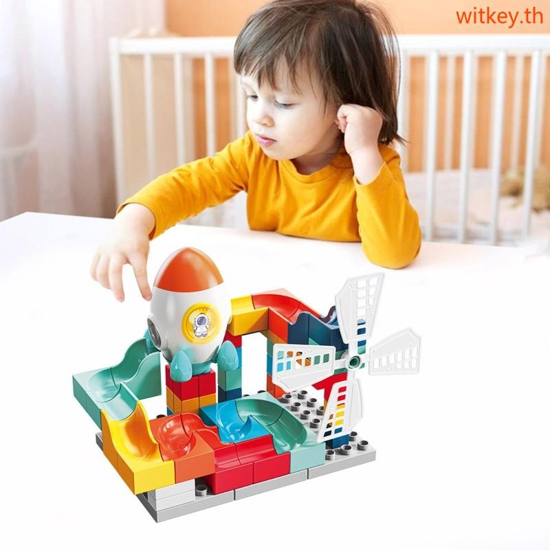 Wit Run Building Blocks ชุดเกม Space Orbit DIY Assembly STEM ของเล่น ...
