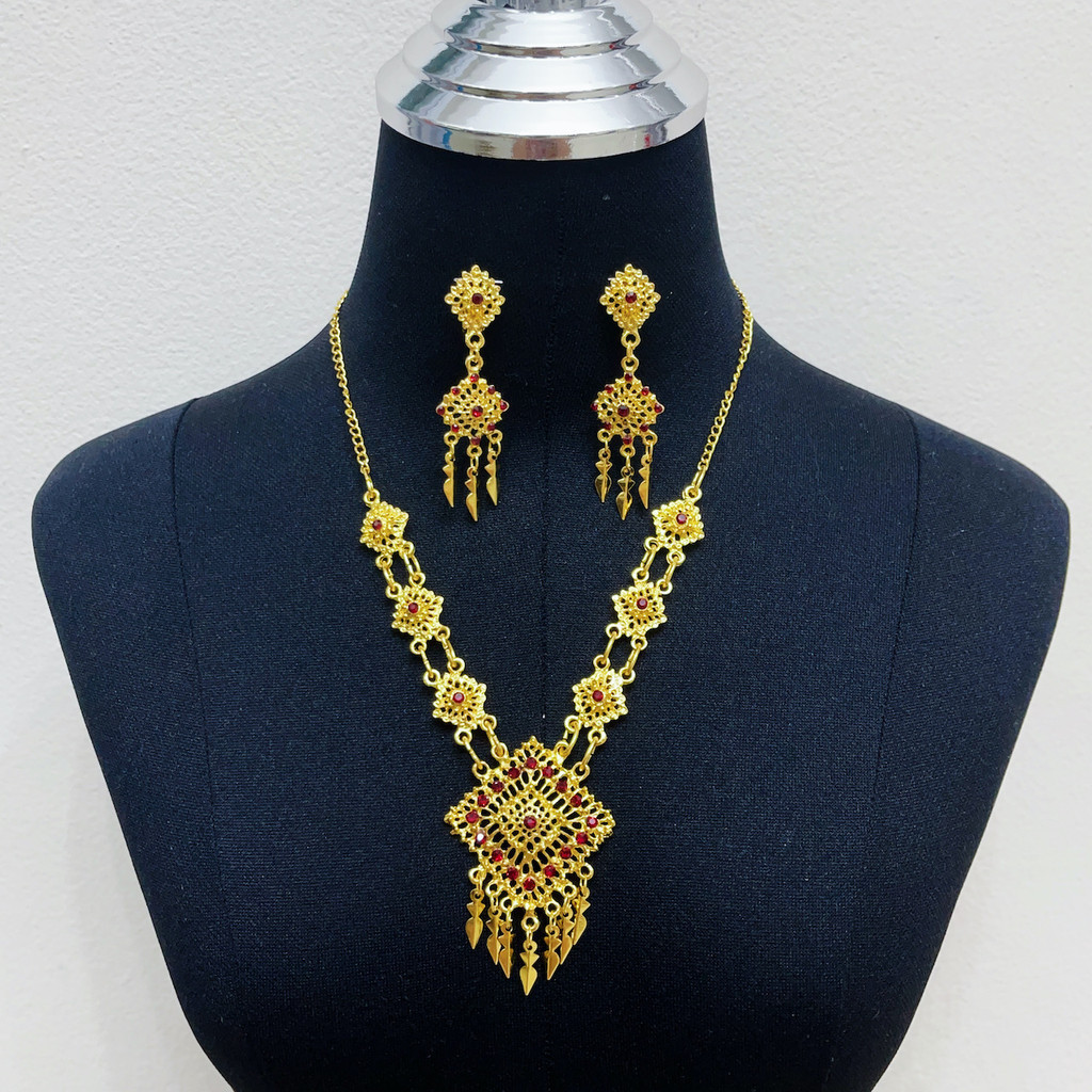 Embellished Jewellery Set For - 6099