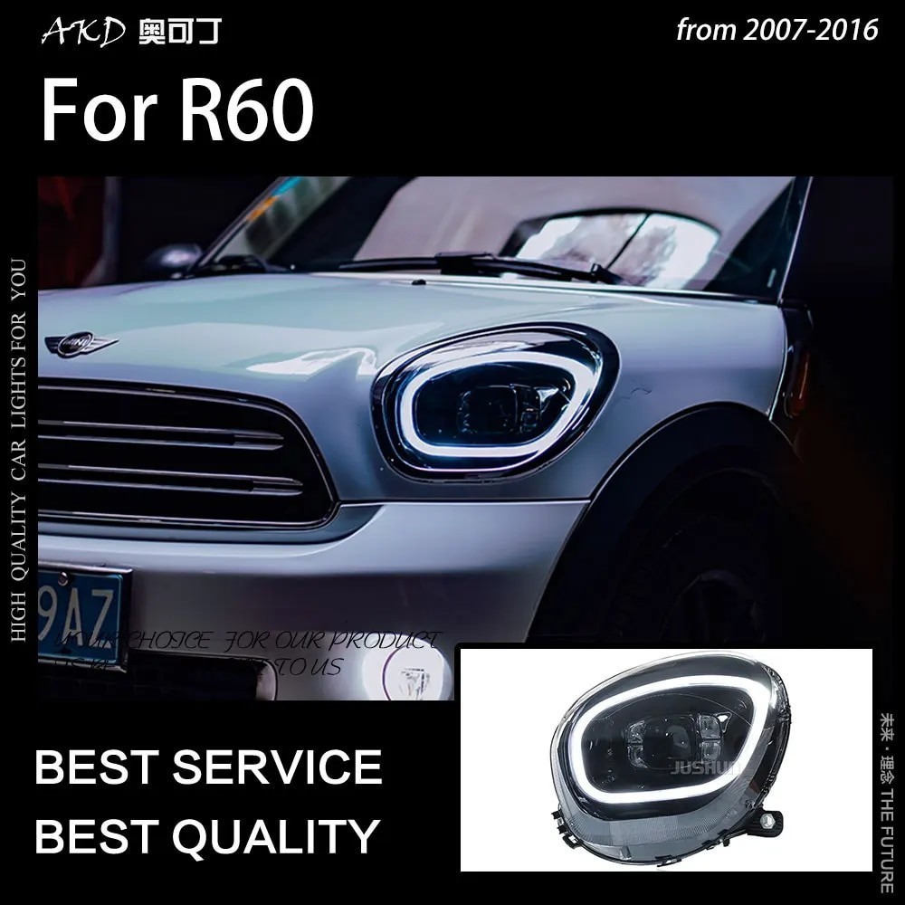 Car Accessories Head Lamp for MINI R60 LED Headlight 2007-2016 ...