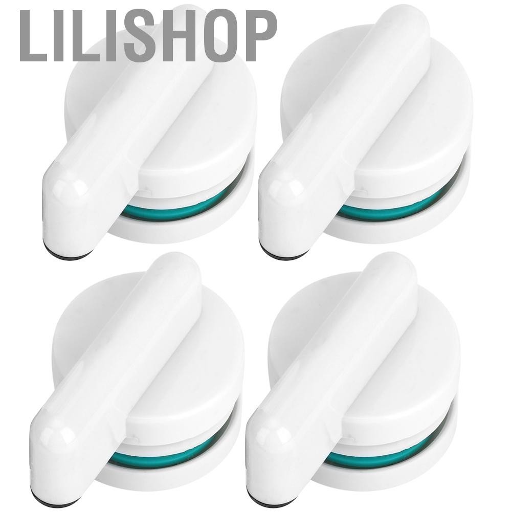 Lilishop 4Pcs Universal Plastic Door Bolt Lock Privacy WC Latch ...