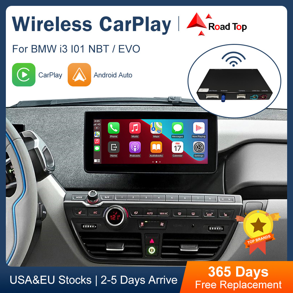 Wireless CarPlay ถอดรหัสสําหรับ BMW i3 I01 NBT EVO ระบบ 2013-2020 พร้อม ...