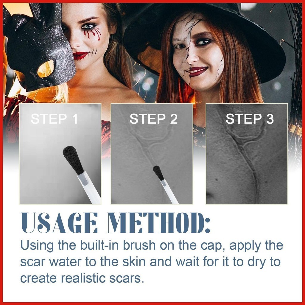Rigid Collodion Scarring Liquid Fake Scar Liquid Makeup Scarring Liquid ...