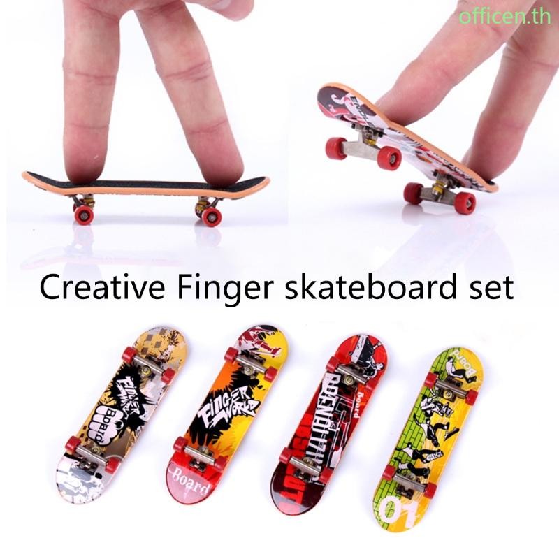 Cen ของเล่นนิ้วมือ DIY Assembly Finger ชุดสเก็ตบอร์ดสําหรับเด็ก Mini ...
