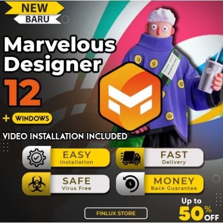 NEW Marvelous Designer 12 Personal Latest 2023 Lifetime For Windows (64 ...