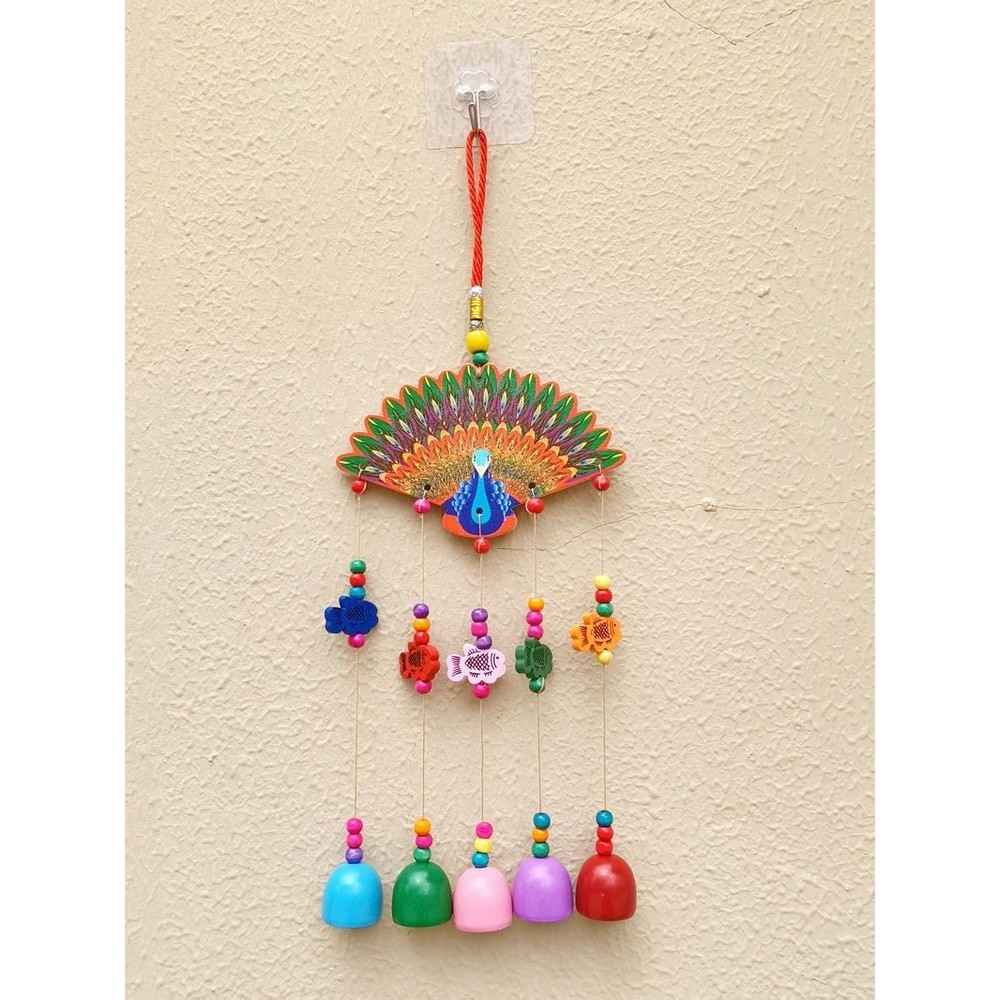 New ProductEthnic Style Peacock Butterfly Children's Room Wall Decoration Girl Wind Chimes