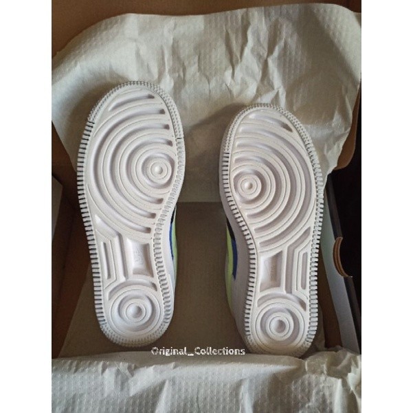 nike air force 1 shadow with white barely volt & sapphire