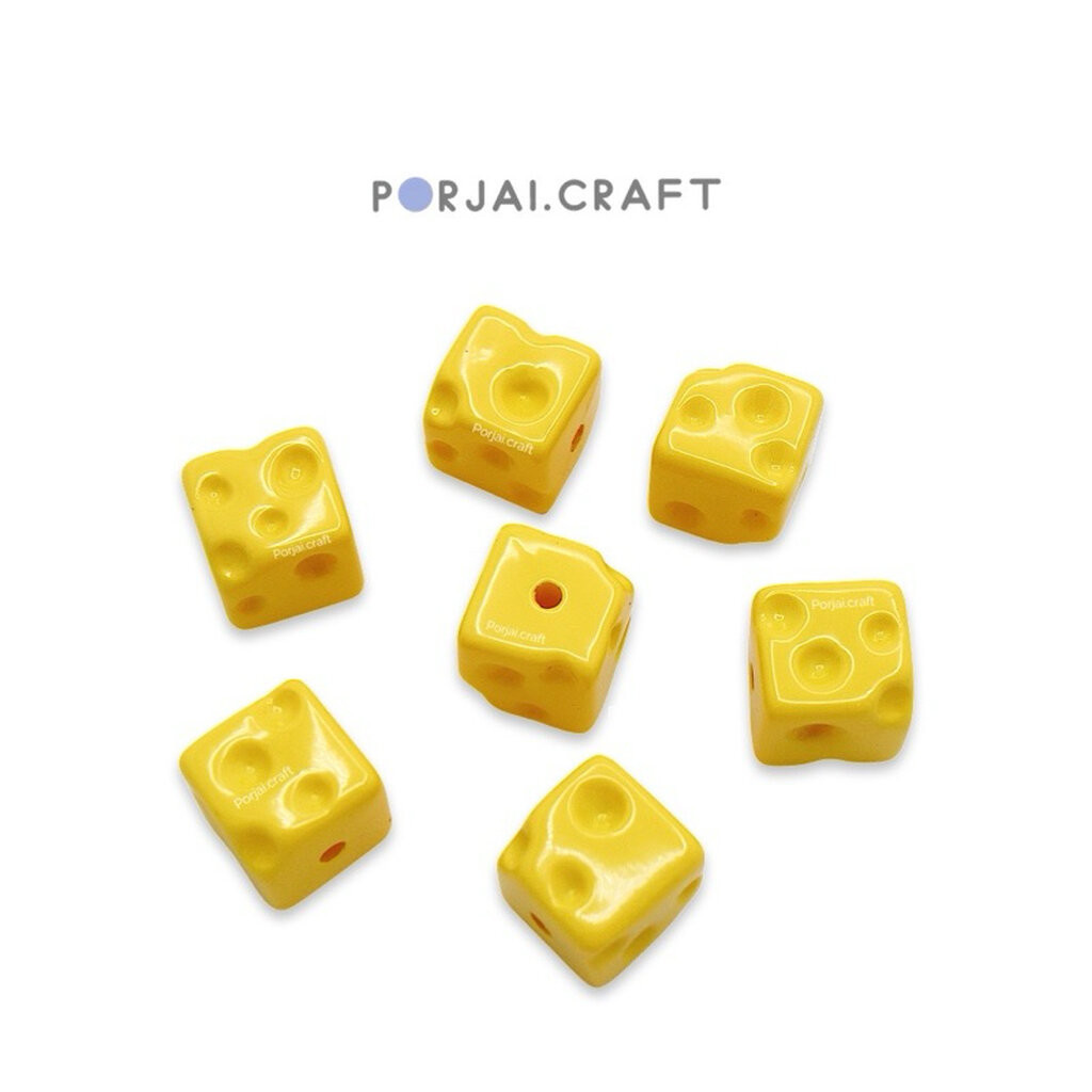ลูกปัดชีส Cheese beads 14mm | Shopee Thailand