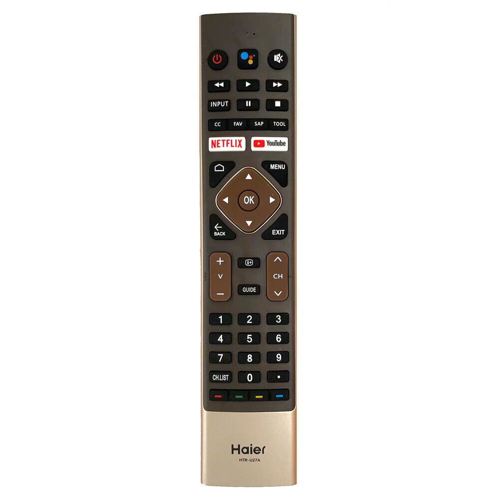 ใหม่ ของแท้ รีโมตคอนโทรลทีวี HTR-U27A สําหรับ Haier Voice TV ...