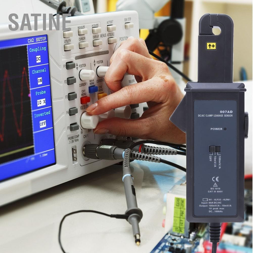 BNC Plug Current Meter ETCR017AD AC/DC Clamp - 0-60A Range With BNC ...