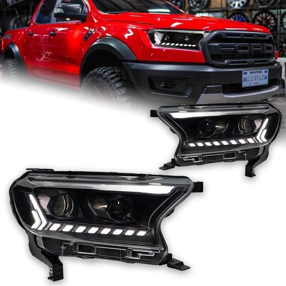 Car Styling Head Lamp for Ranger Headlights 2016-2020 Everest LED ...