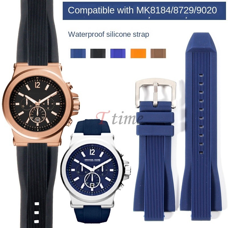 สายนาฬิกาข้อมือซิลิโคน 29 มม. X13 มม. สําหรับ Michael Kors Bracelet ...
