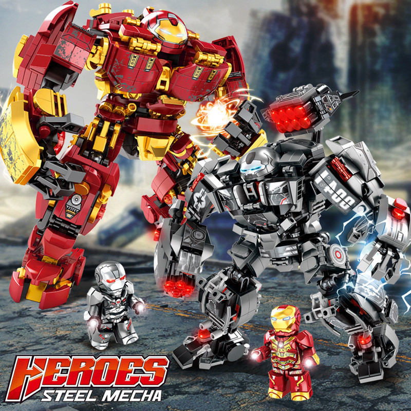 ใช้งานร่วมกับ LEGO Heroes Mecha War Machine Transformable ปริศนาประกอบ ...